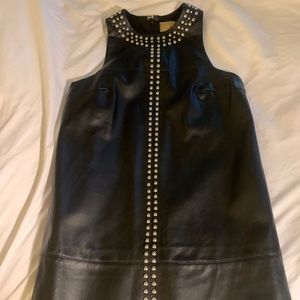 studded shift dress